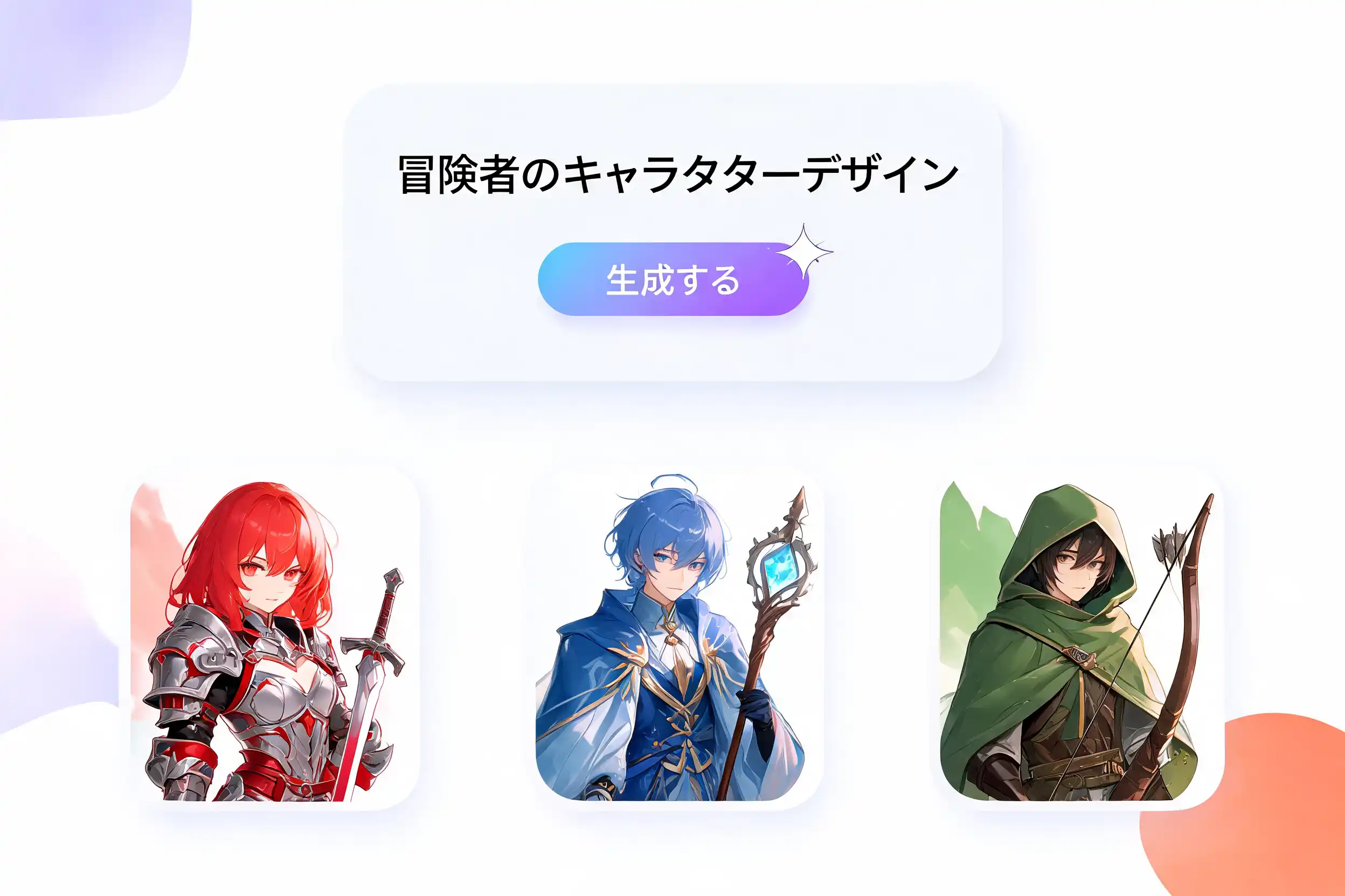AIイラスト生成で富士山の麓に咲く桜を日本語プロンプトから生成する画面