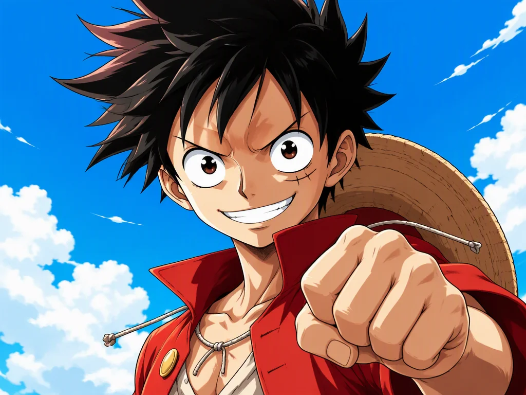 AI顔生成で作成した漫画の主人公のアニメキャラクター