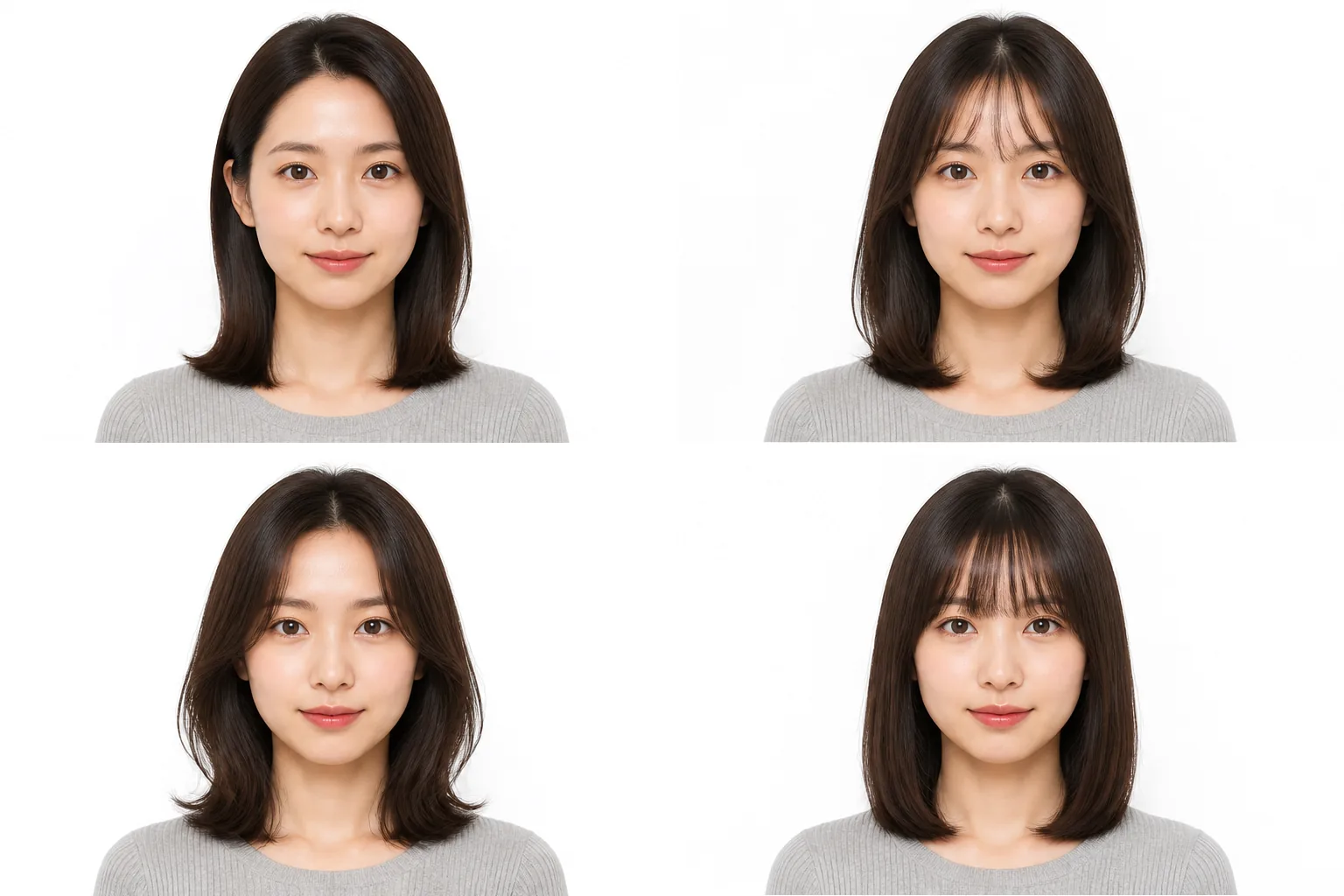 AI hairstyle example image